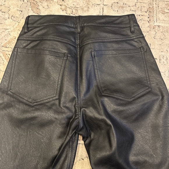 Urban Outfitters Faux Black Leather Pants - Picture 3 of 9